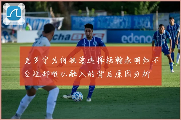 克罗宁为何执意选择杨瀚森明知不合适却难以融入的背后原因分析